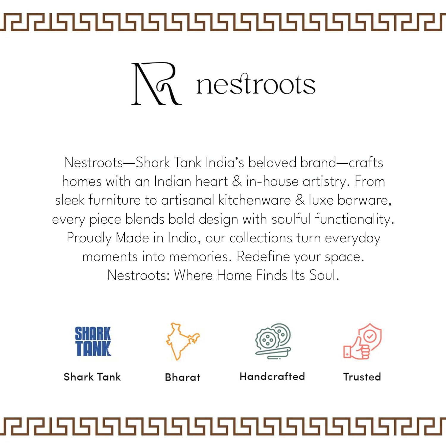 nestroots Spoon Stand with for Dining Table | Wooden cutlery holder multipurpose Diwali or Deepawali Gifts Iron Handles Black wi